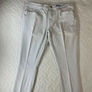 FRAME Women’s White Jeans – Size 33 – Le Skinny de Jeanne Crop (E105)